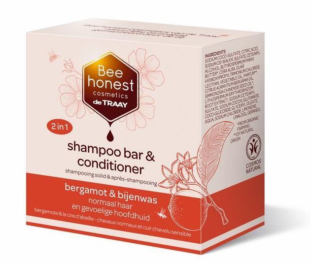 Shampoobar Bergamot & Bijenwas 80 gram