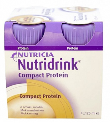 Comp prot mokka 4p 125ml