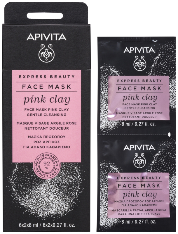 Apivita Express Beauty Face Mask Pink Clay 2x8 ML