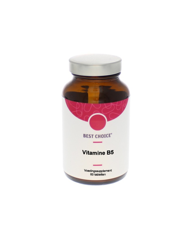 Best Choice Vitamine B5 500 pantotheenzuur 60 tabletten