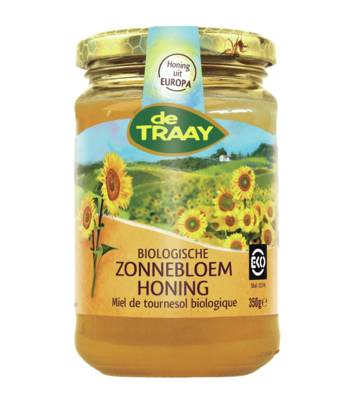 Traay Honing Zonnebloem Bio 350 Gram