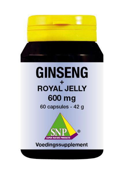 Ginseng + royal jelly 600 mg 60 capsules