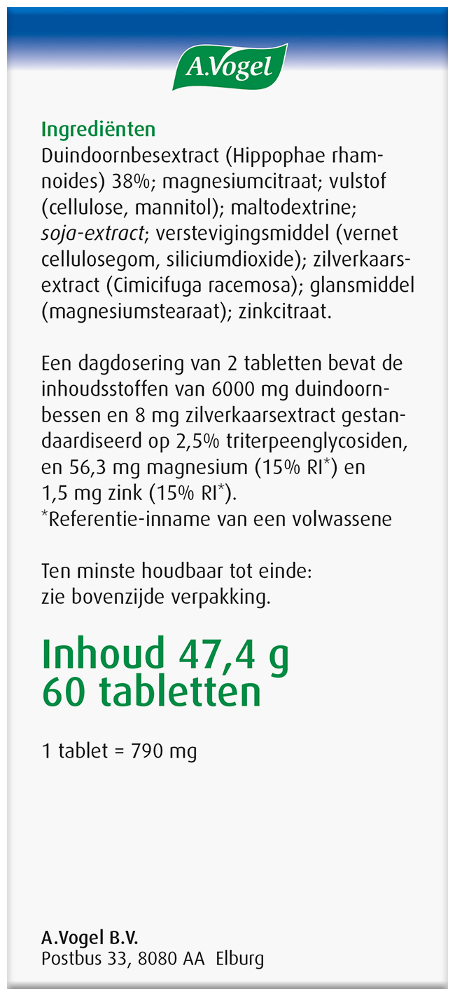 A.Vogel Famosan Overgang totaal tabletten 60 Stuks