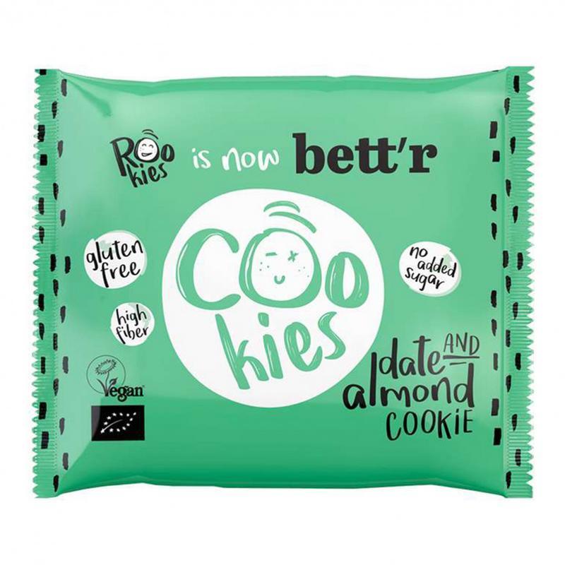 Cookie date & almond glutenvrij bio 40g