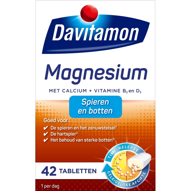 Magnesium Spieren en Botten 42 tabletten