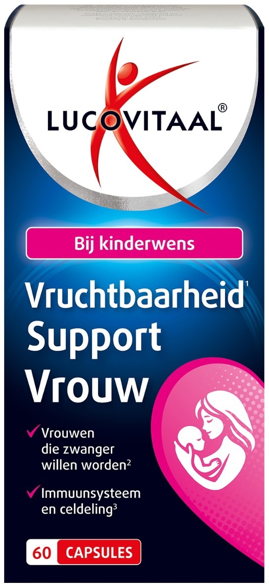 Lucovitaal Vruchtbaarheid Support Vrouw 60 Capsules