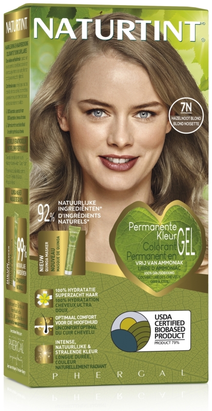 Haarkleuring 7N Hazelnoot Blond 170 ML