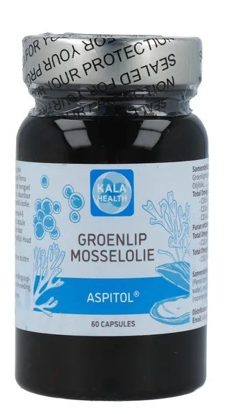 Groenlipmosselolie Capsules 60 capsules