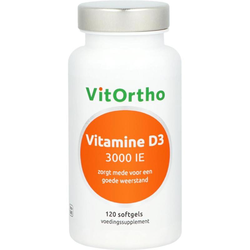 Vitamine D3 3000IE 120 softgels