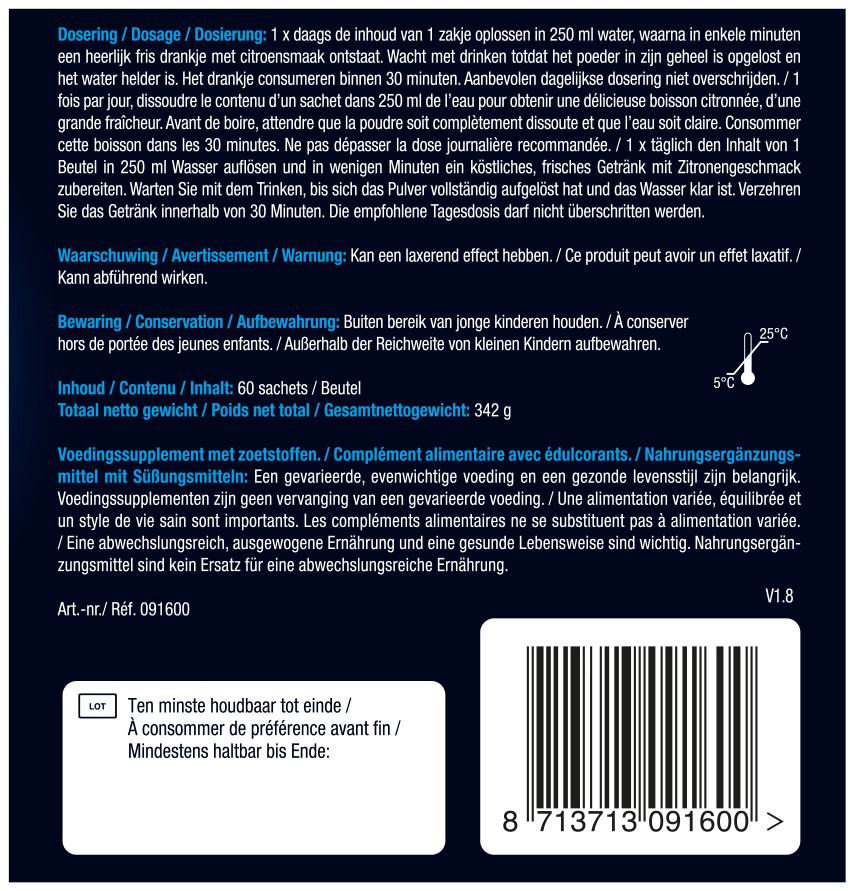 Lucovitaal Magnesium 400mg Forte 60 sachets