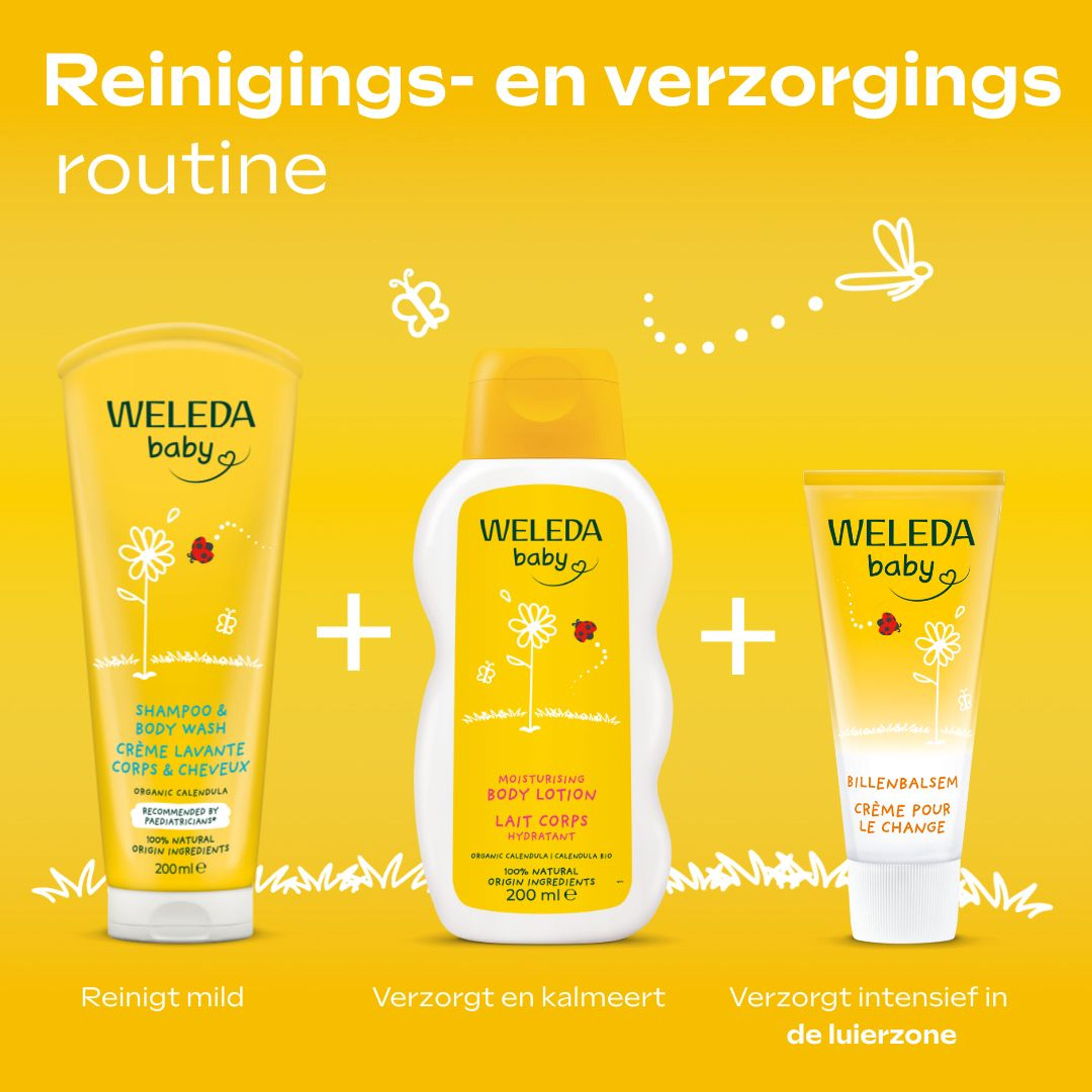 Weleda Calendula Baby Haar & Body Shampoo 200ml