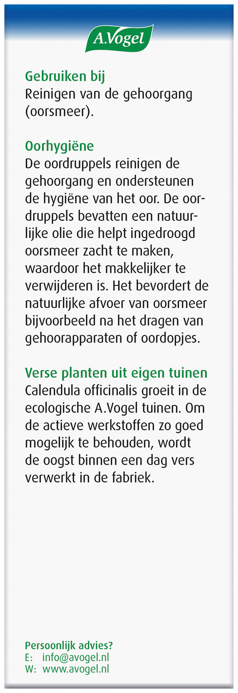 A.Vogel Oordruppels Oorhygiëne 20 ML
